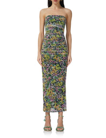 Marlo Maxi Dress | Blur Noir Floral