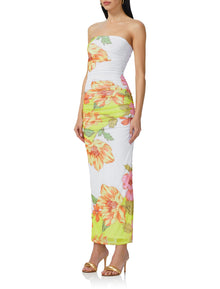 Marlo Maxi Dress | Color Block Floral