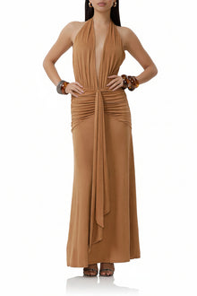 Heidi Suede Dress | Caramel Heidi Suede Dress | Caramel
