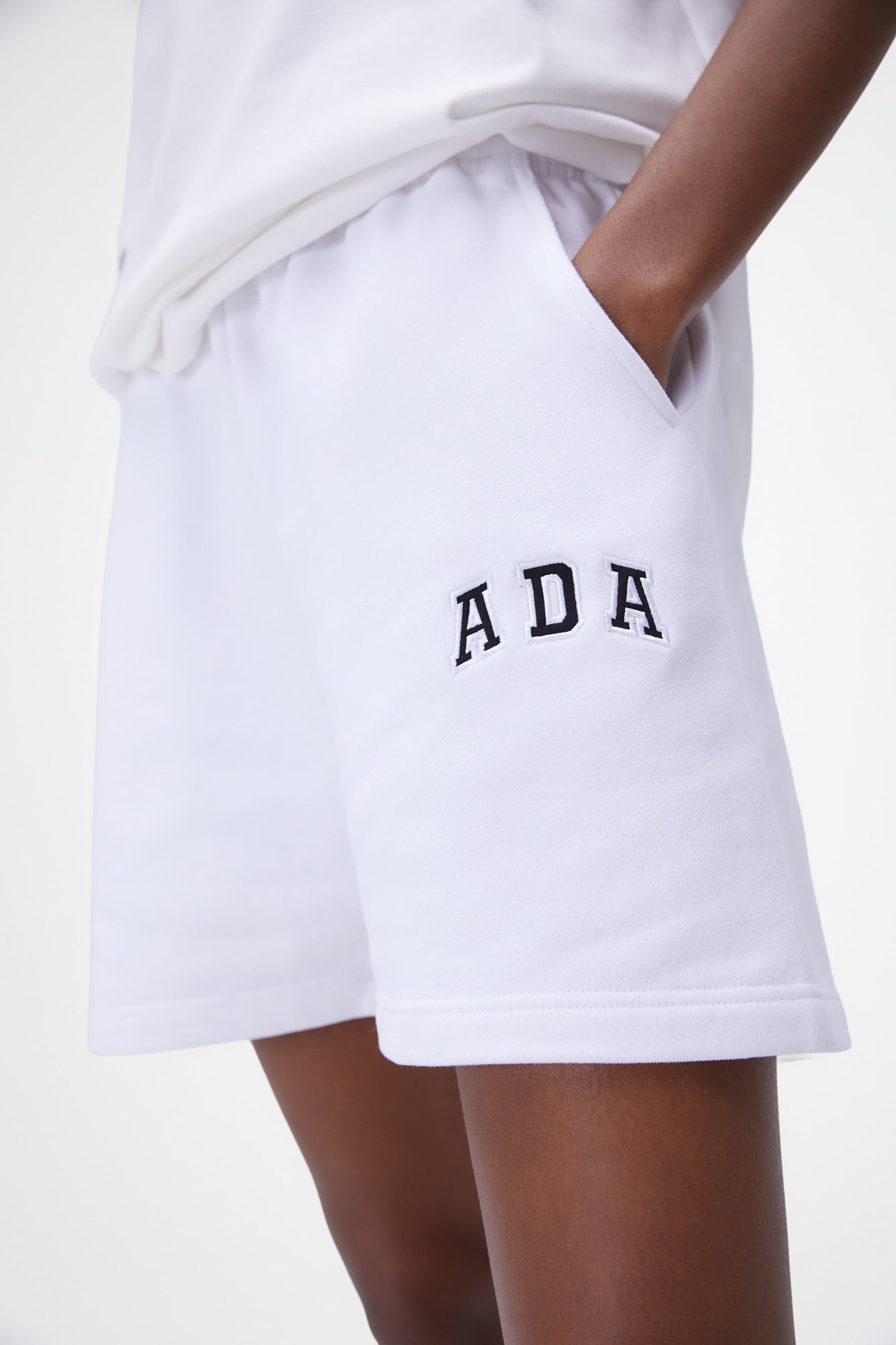 Adanola | Ada Sweat Shorts | White
