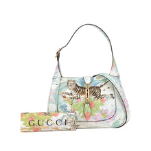 Gucci | Pre-Owned Yuko Higuchi Small Calfskin Floral Print Jackie 1961 | White