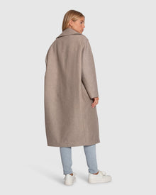 Women | Adventure Lifetime Wool Blend Coat | Mocha