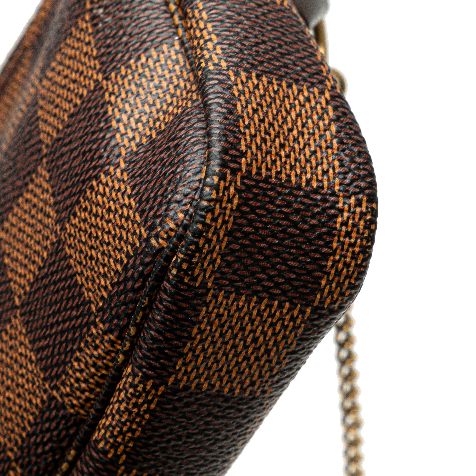 Louis Vuitton | Pre-Owned Damier Ebene Mini Pochette Accessoires | Brown