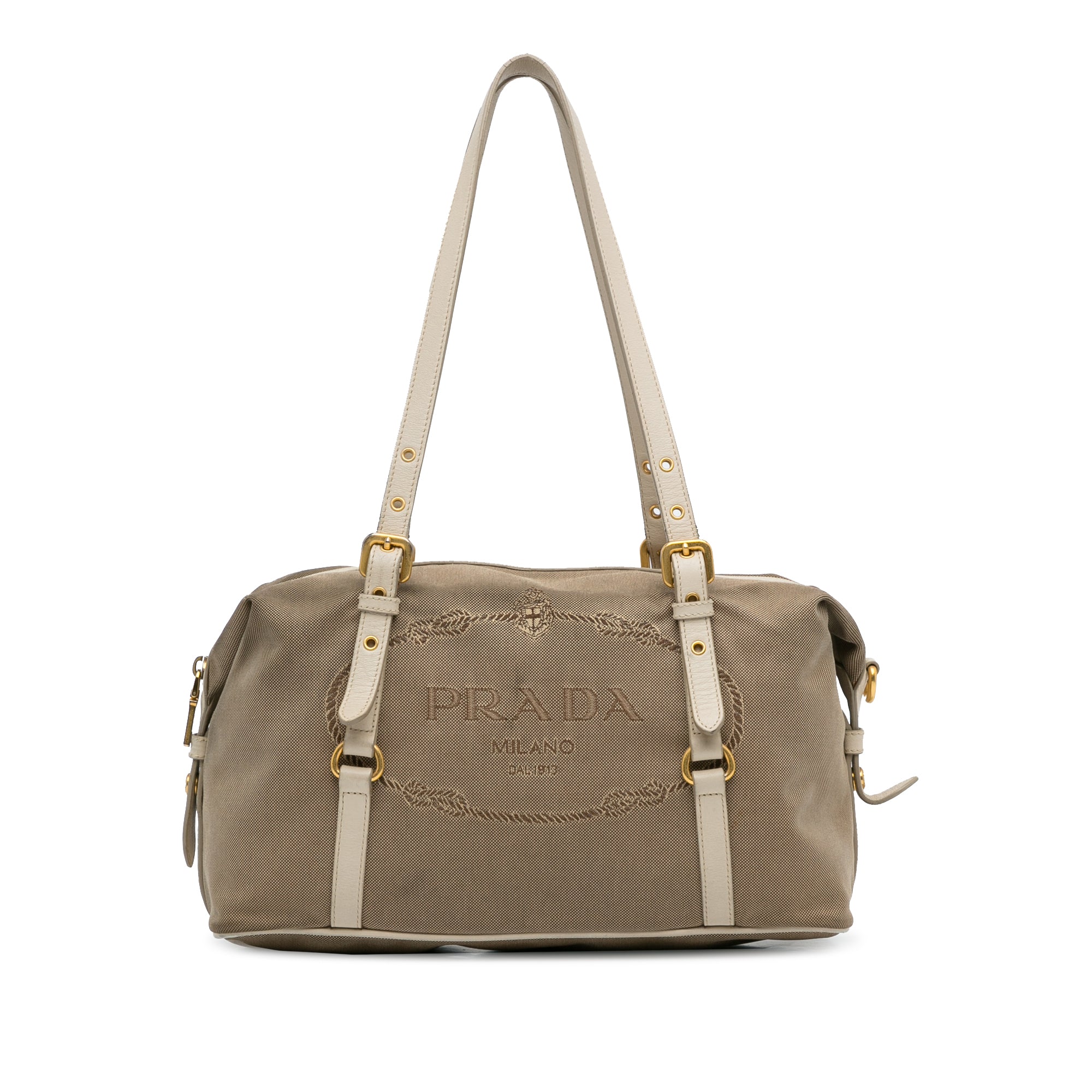 Prada Pre-Owned Canapa Logo Shoulder Bag | Women | Brown