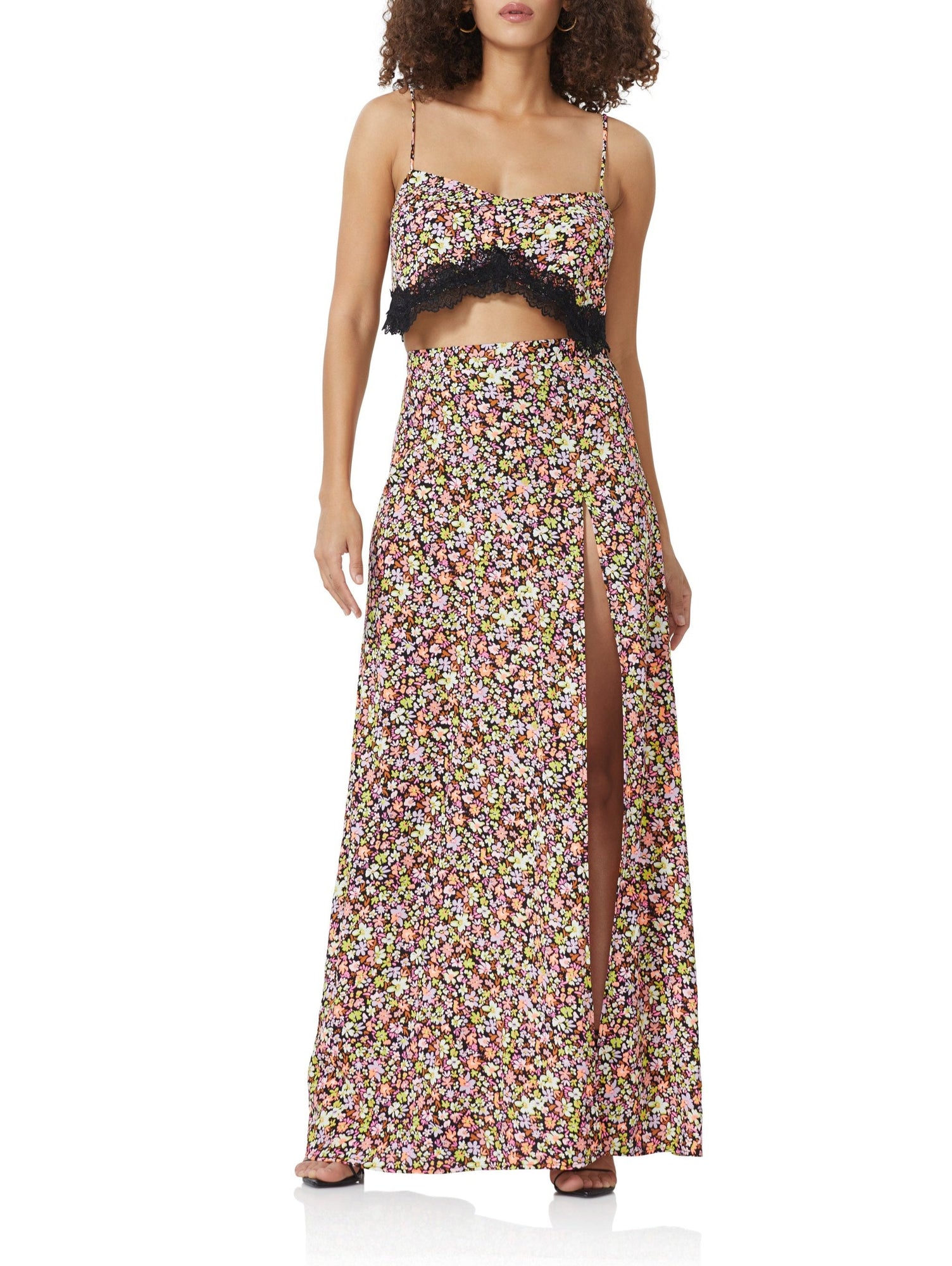 Deren Skirt | Noir Wildflower