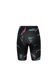 Khloe Biker Short | Pink/Blue Spiral Tie-Dye