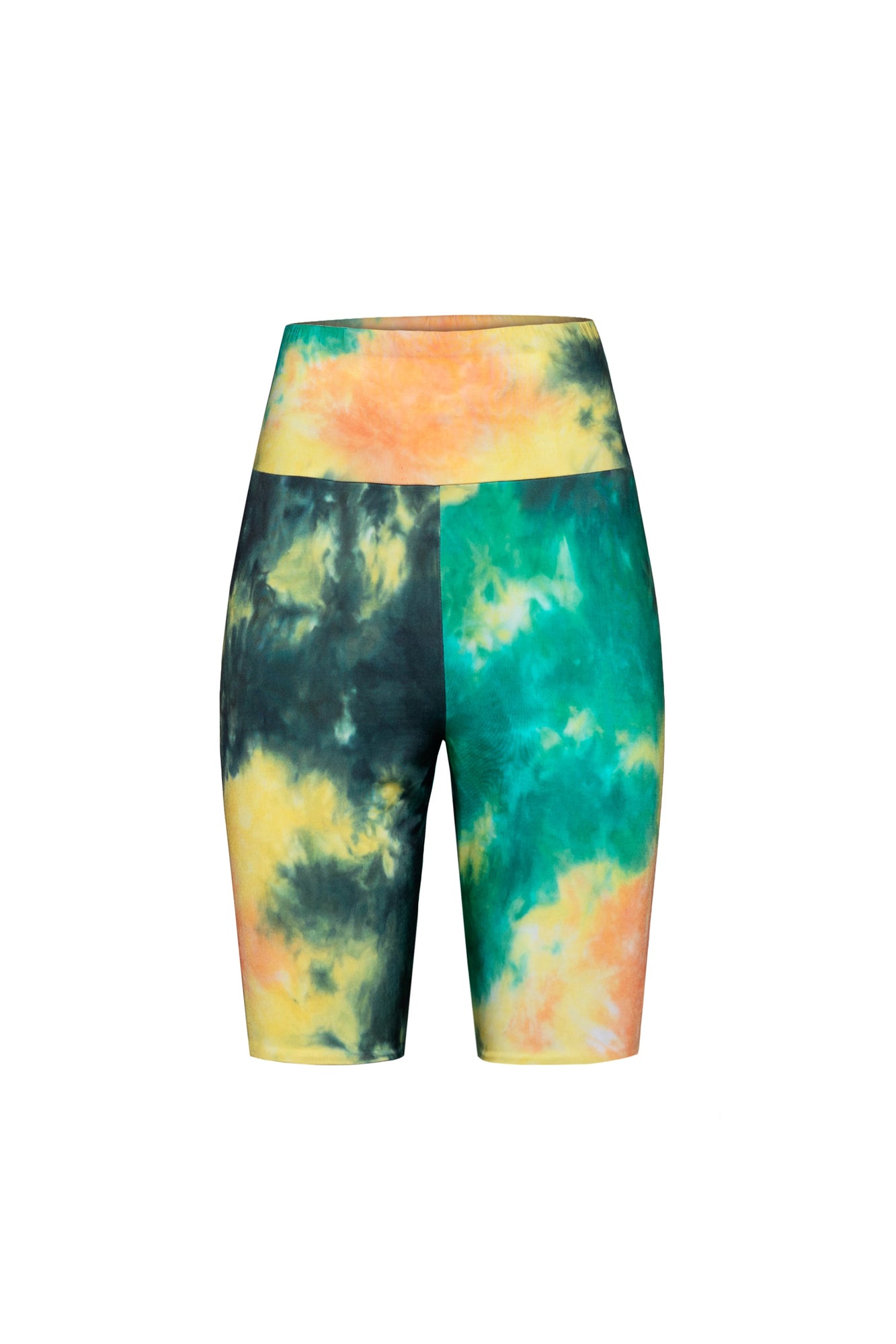 Lawson Biker Short | Abstract Multi-Technique Tie-Dye