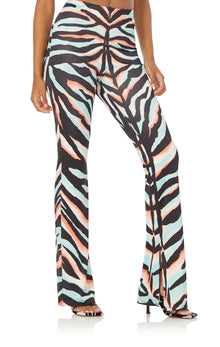 Irena Pants | Teal Zebra Placement