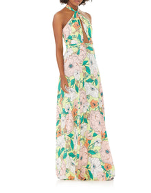 Zandra Maxi Dress | Spring Lime Bouquet