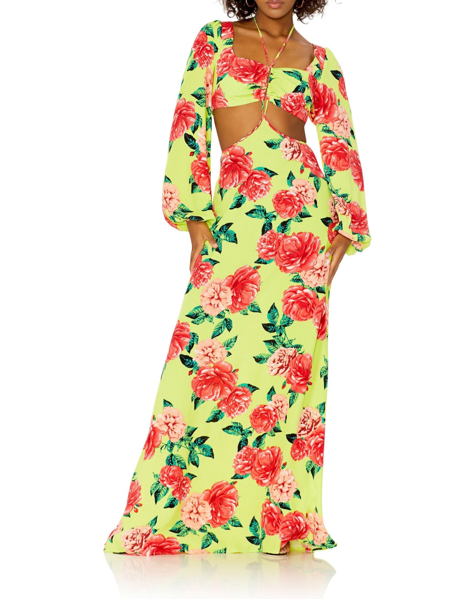 Bekah Maxi Dress | Lime Rose Garden