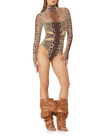 Jaida Bodysuit | Placement Leopard