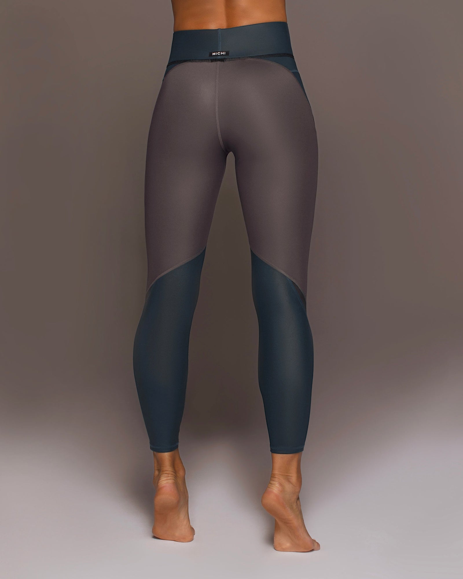 Aerial Gloss Legging | Blue Steel