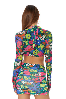 Cordelia Top | Neon Night Garden