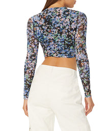 Aida Top | Blue Wildflower