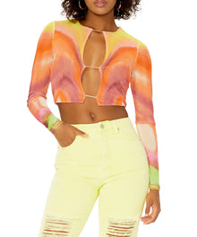 Vida Top | Neon Watercolor