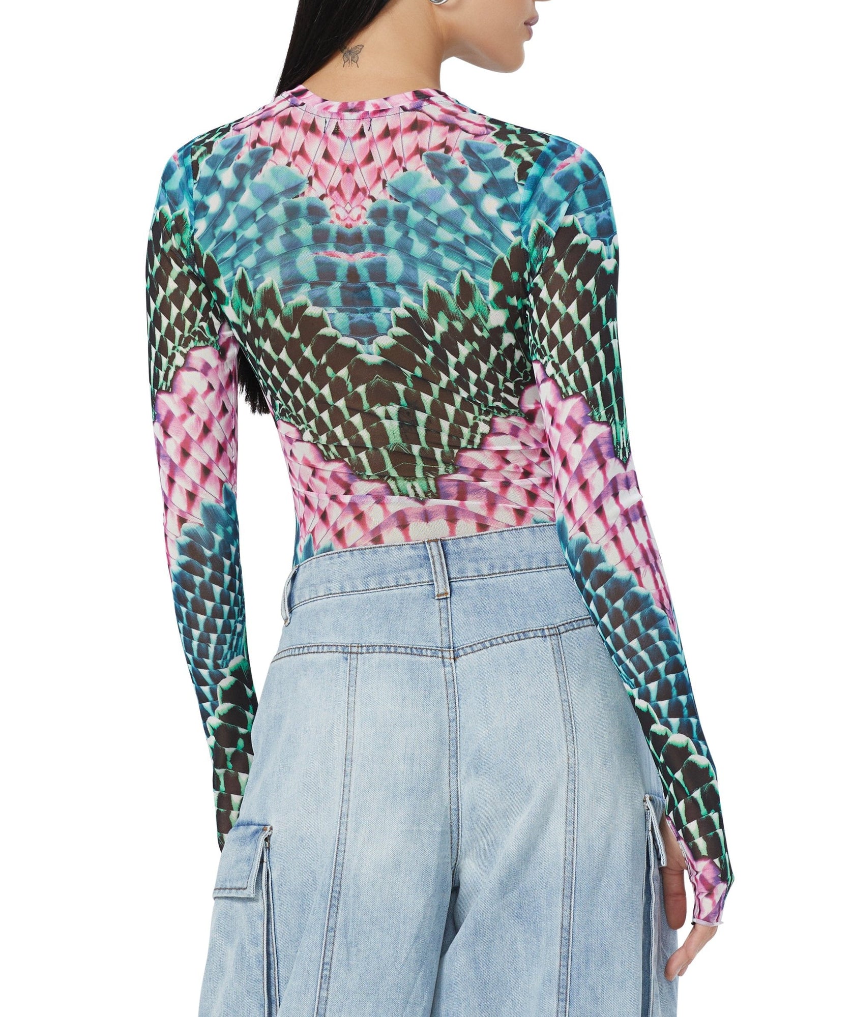 Kaylee Top | Abstract Feather