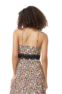 Charlie Cami Top | Noir Wildflower