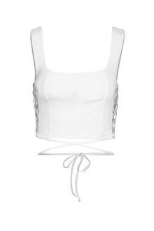 Saskia Top | Blanc