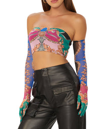 Steena Top | Baroque Print