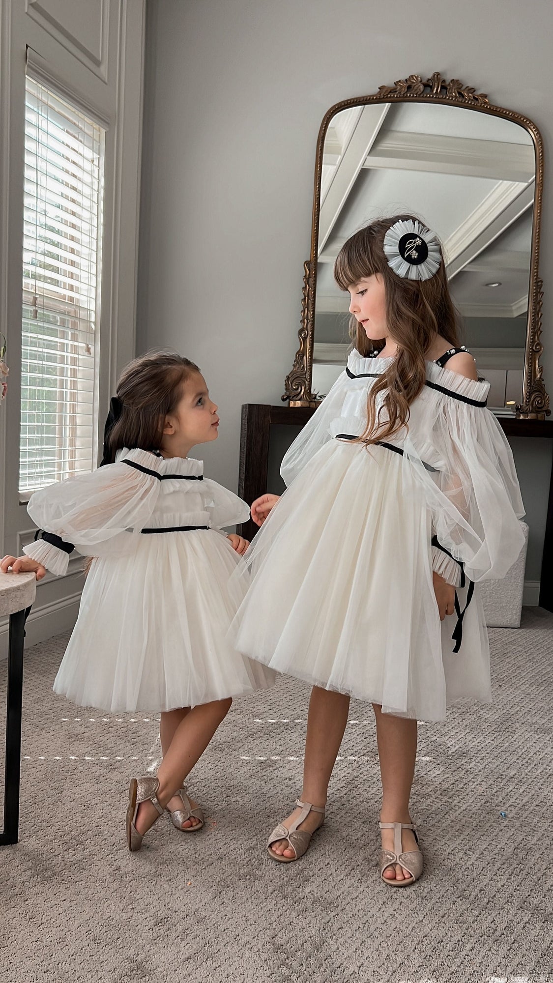 Baby Girls | Coco-Ivory Tulle Dress | Ivory