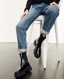 Platform Chelsea Boots | Women | Black