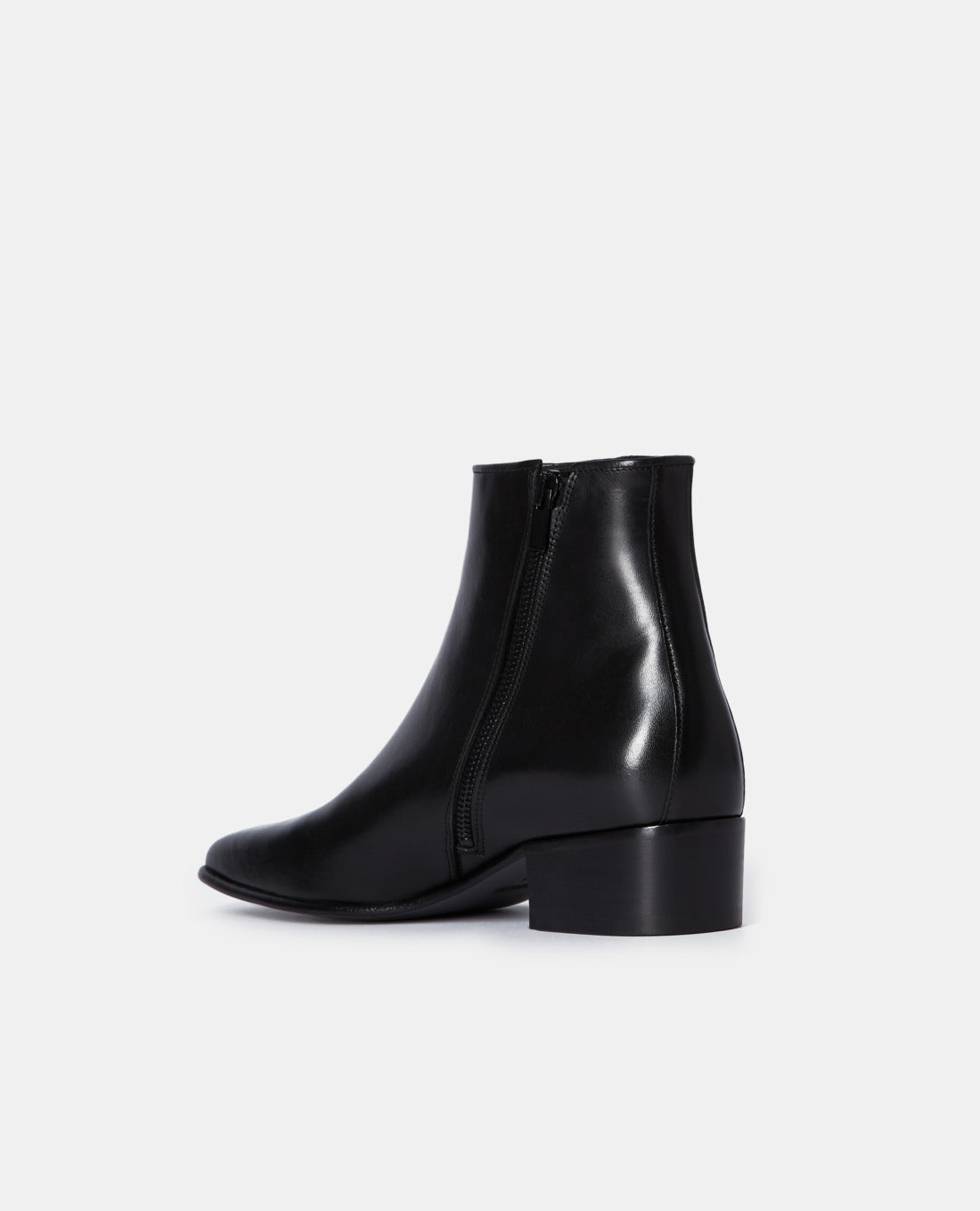 Smooth Leather Boots | Women | Black