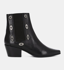 Leather Ankle Boots | Women | Black