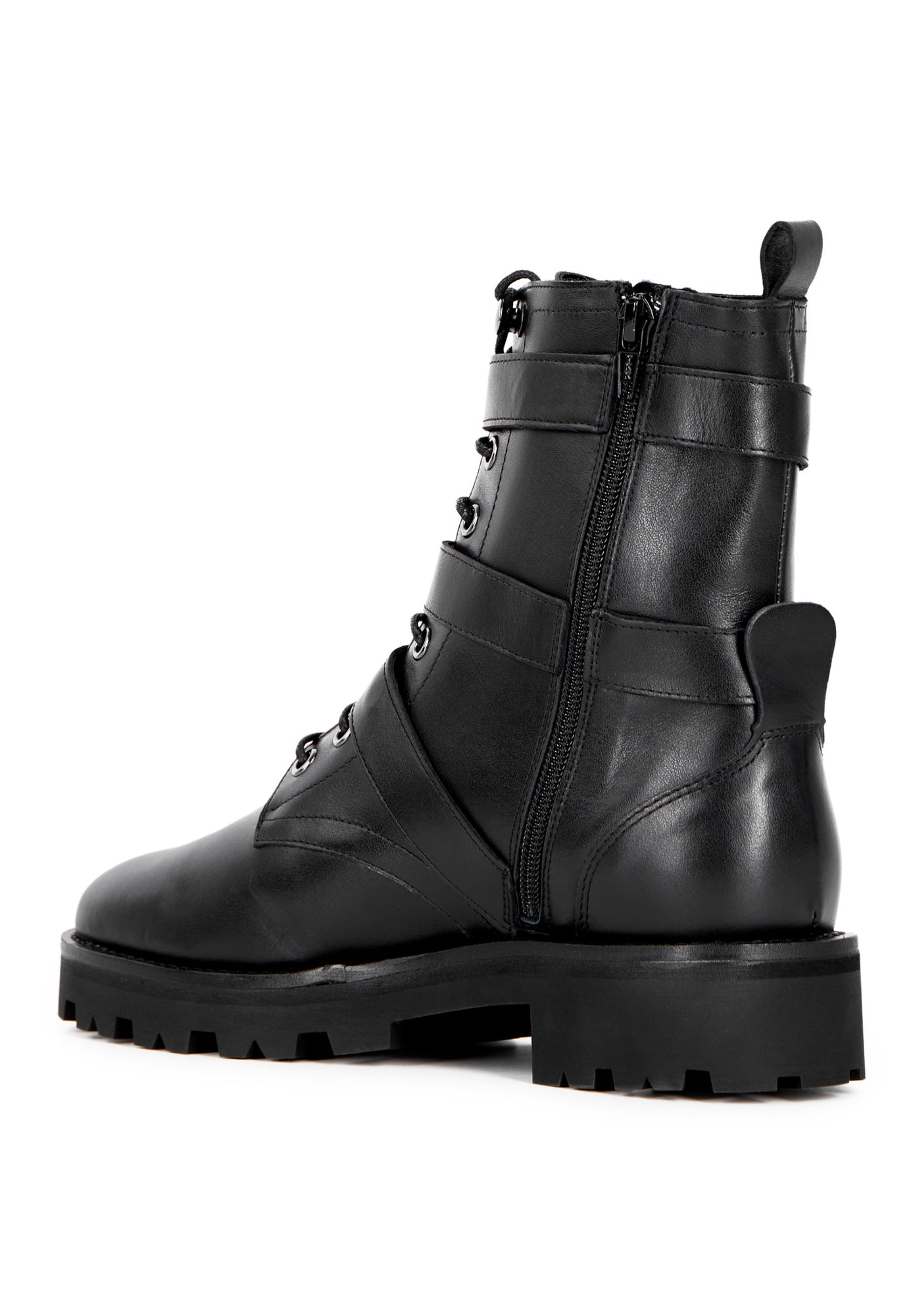 Leather Ranger Ankle Boots | Women | Black