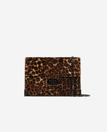 Medium Emily Pouch In Print Leather | Women | Leopard