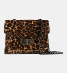 Nano Emily Bag In Print Leather | Women | Leopard