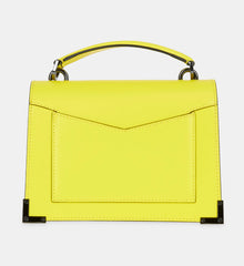 Small Emily Bag In Leather | Women | Yellow Acid