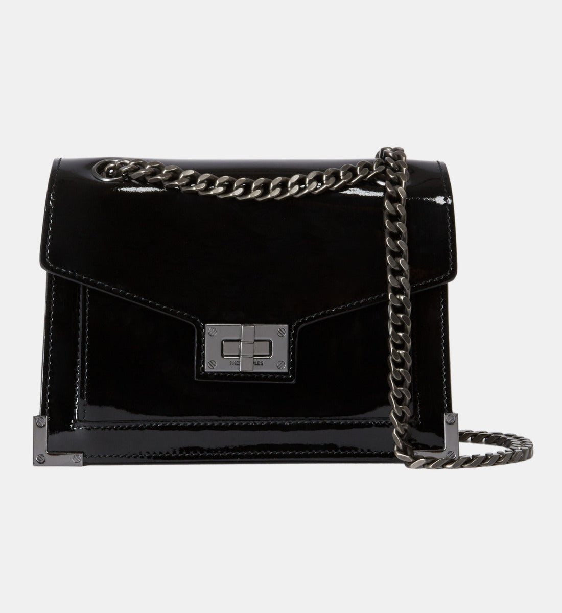 Small Emily Bag In Vinyl-Effect Leather | Women | Black