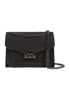 Emily Chain Bag | Women | Black Denim