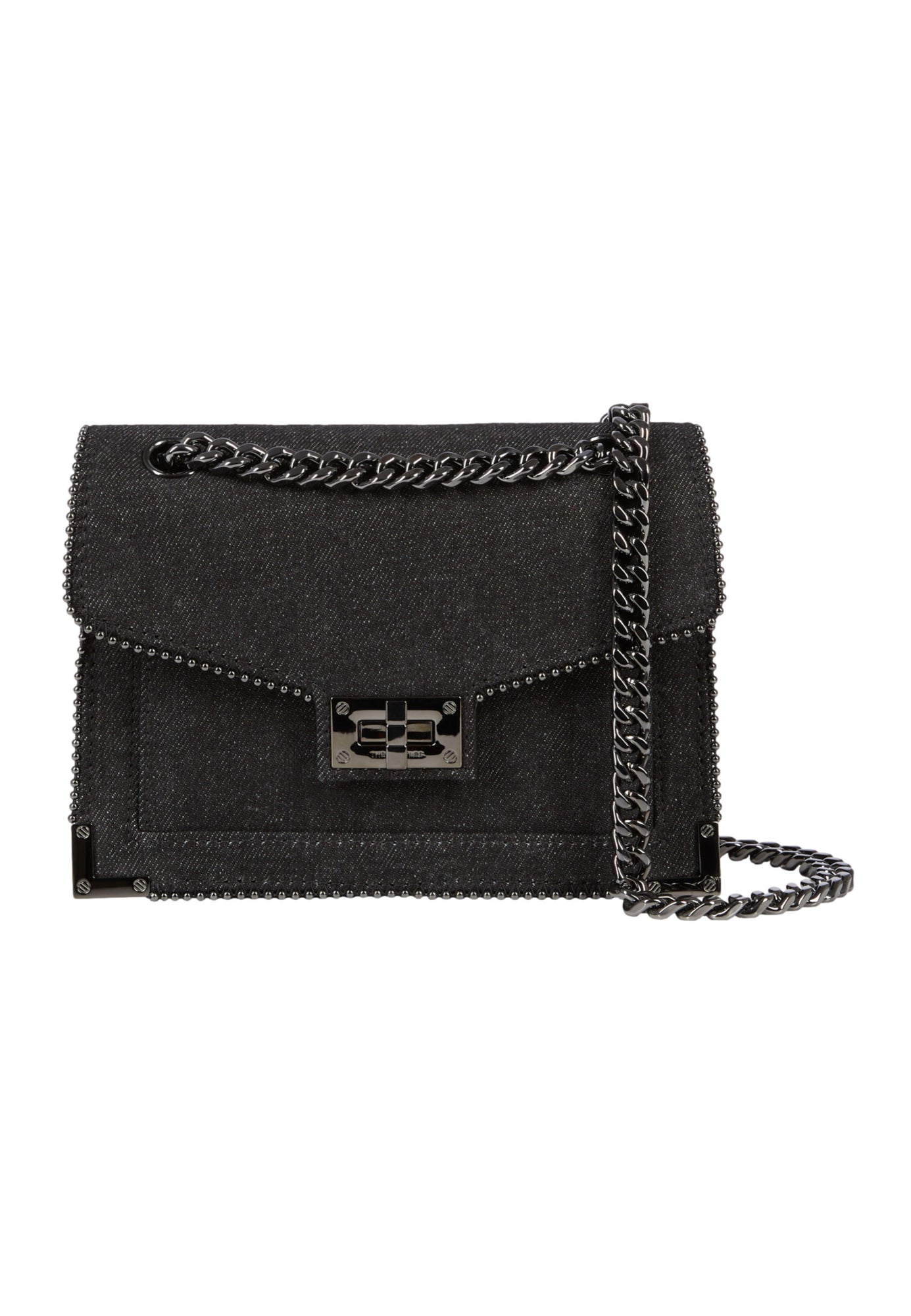 Emily Chain Bag | Women | Black Denim