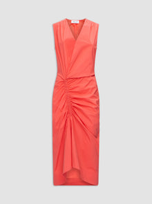 Agnes Wrap Dress | Coral
