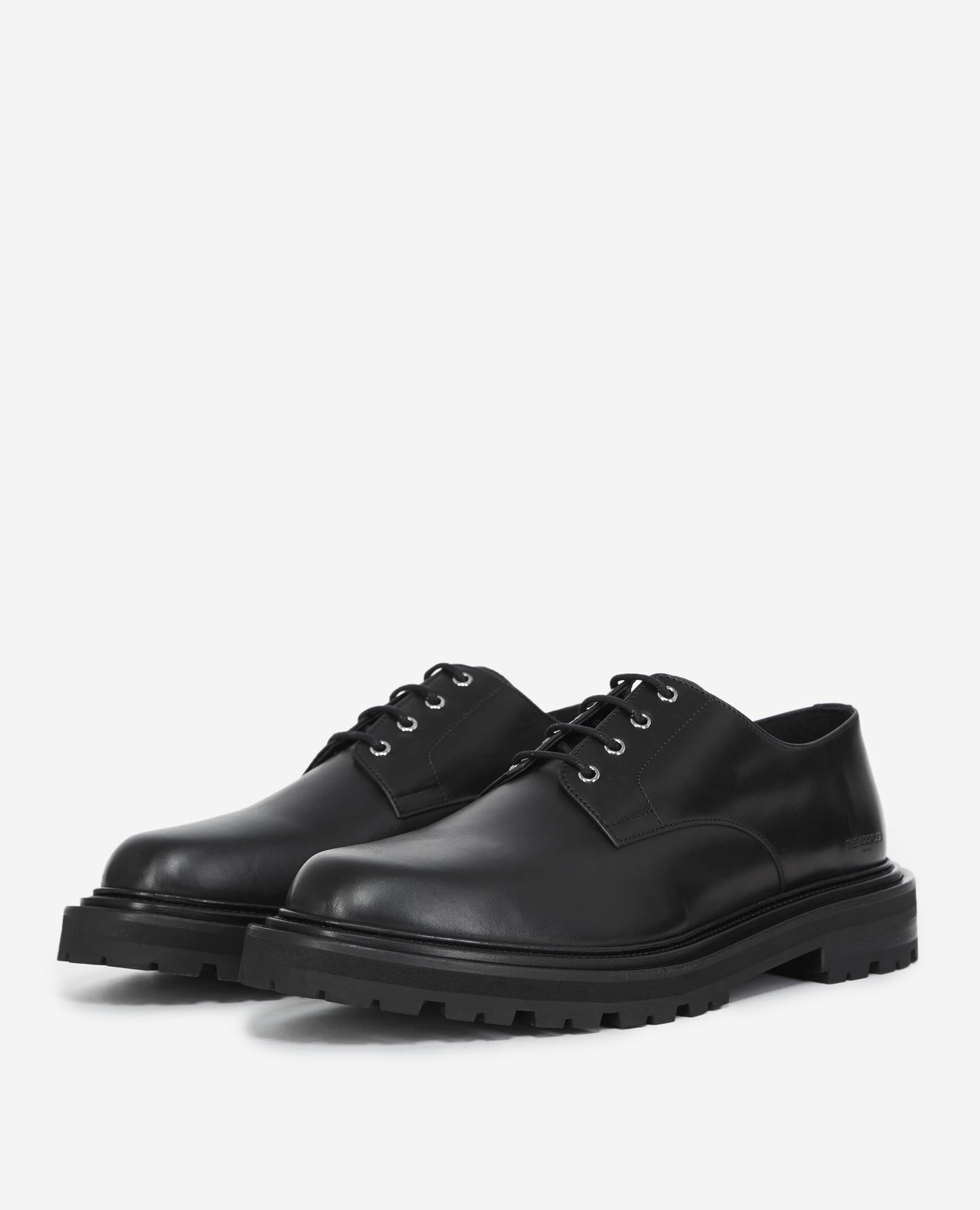 Leather Derbies | Women | Black