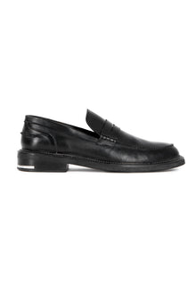 Penny Loafers In Leather | Women | Black