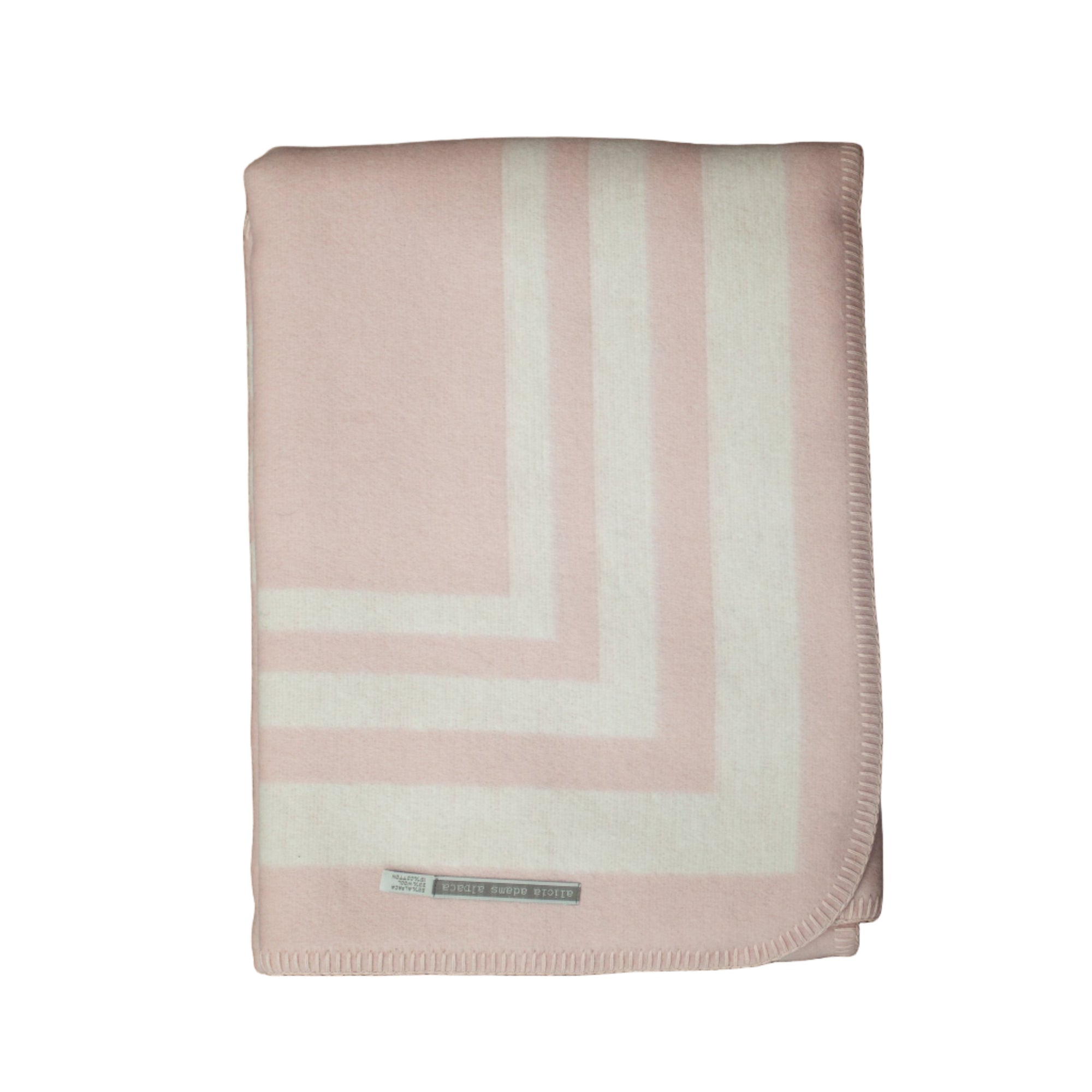 Home | Montauk Throw | Pink Powder / Ivory