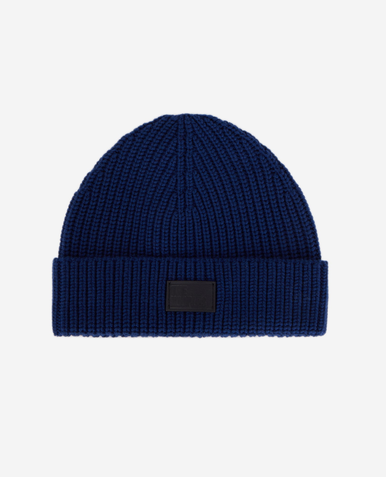 Ribbed Wool Beanie | Women | Royal Blue x Dark Navy