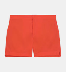 Orange Swim Shorts With Logo | Women | Pumpkin