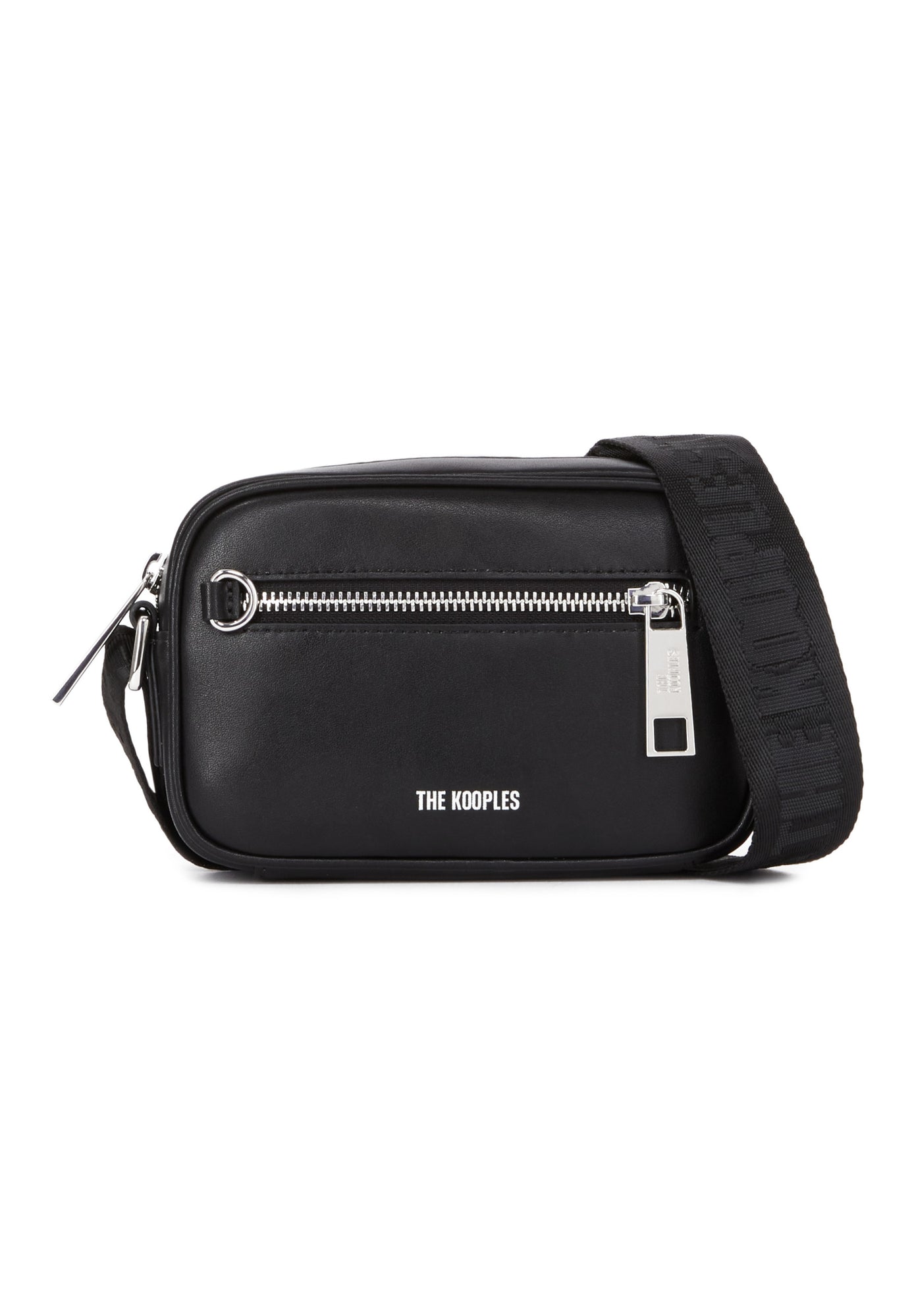 Small Leather Messenger Bag | Women | Black