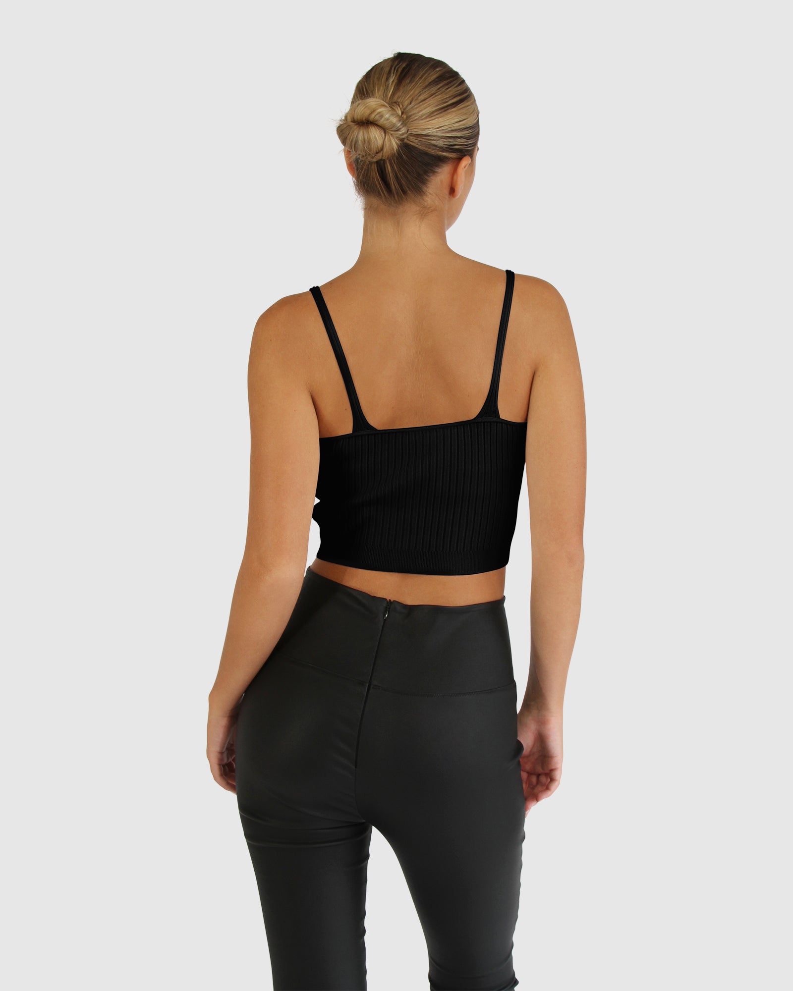 Women | All I Need Knit Crop | Black