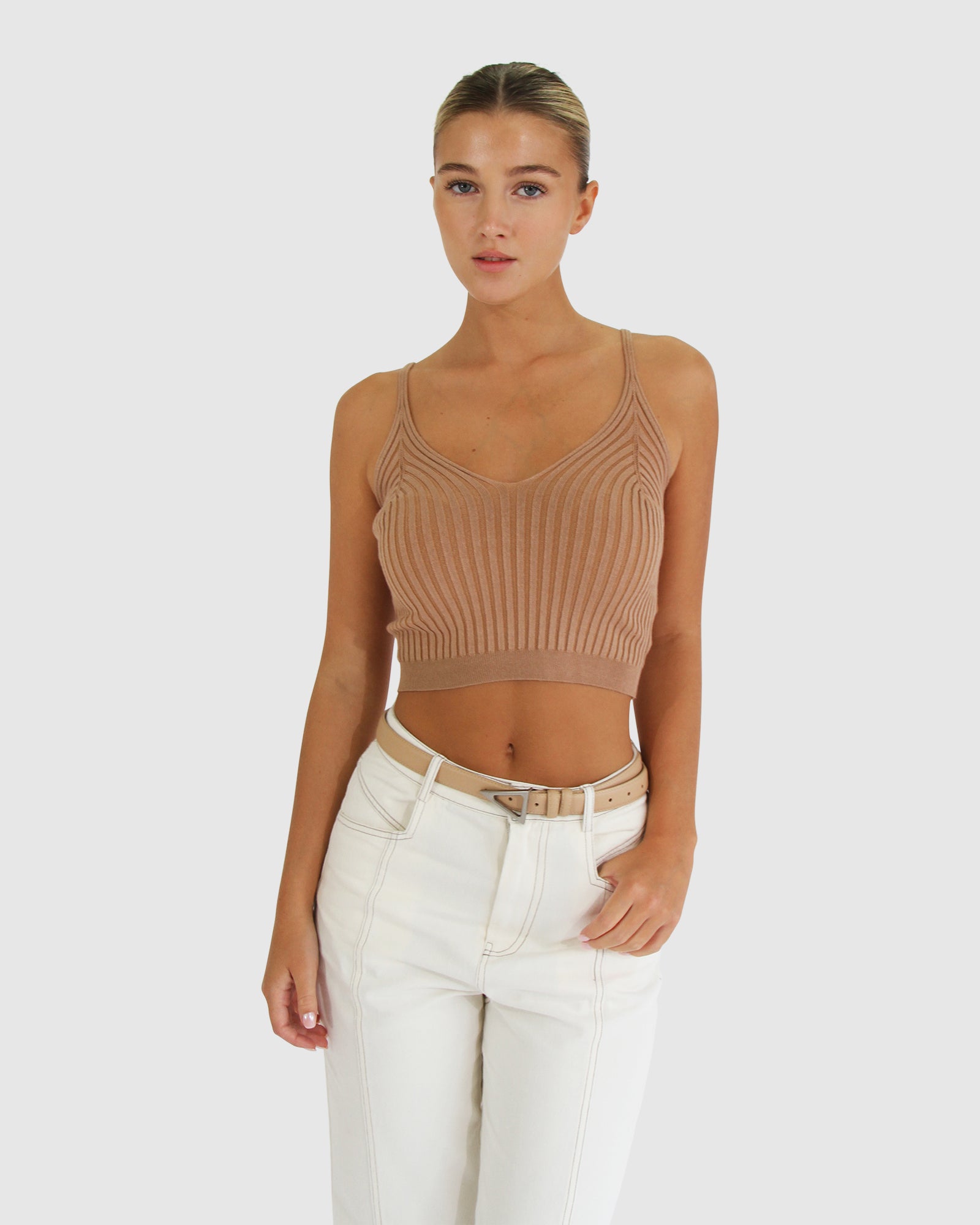 Women | All I Need Knit Crop | Oat