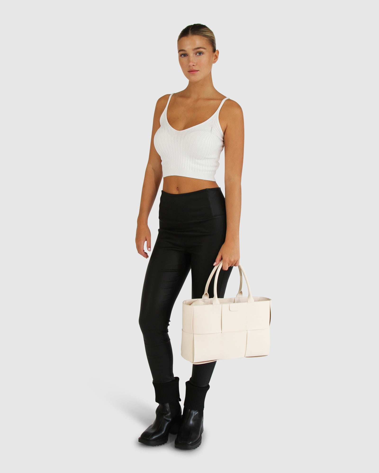 Women | All I Need Knit Crop | Cream