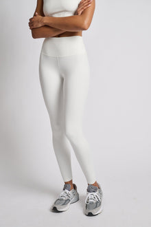 Women | SPLITS59 | Airweight Rib High Waist 7/8 | White