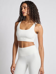 Women | SPLITS59 | Airweight Rib Bra | White
