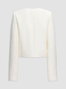 Alba Cardigan Jacket | White