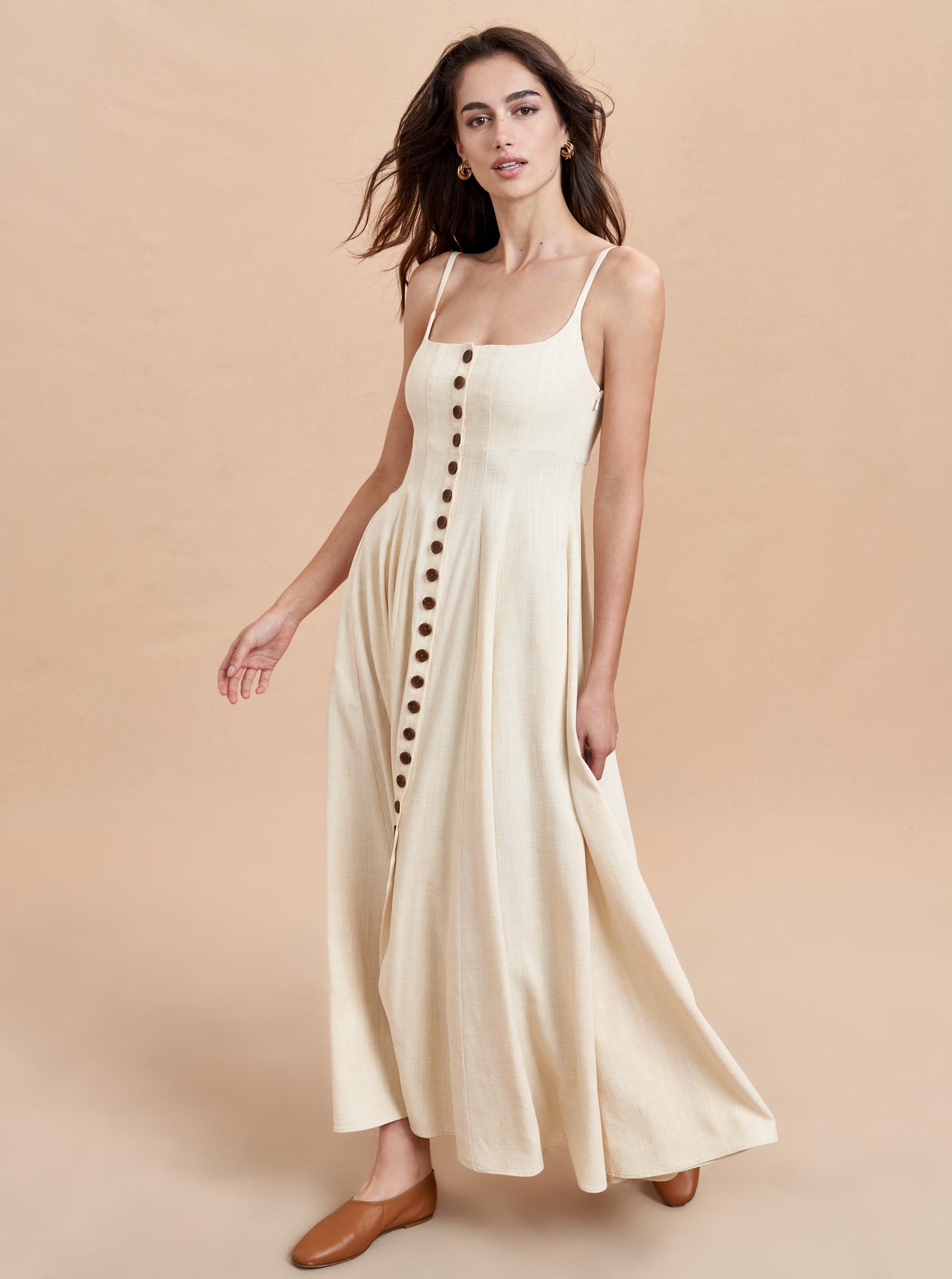 Alba Dress | Ecru