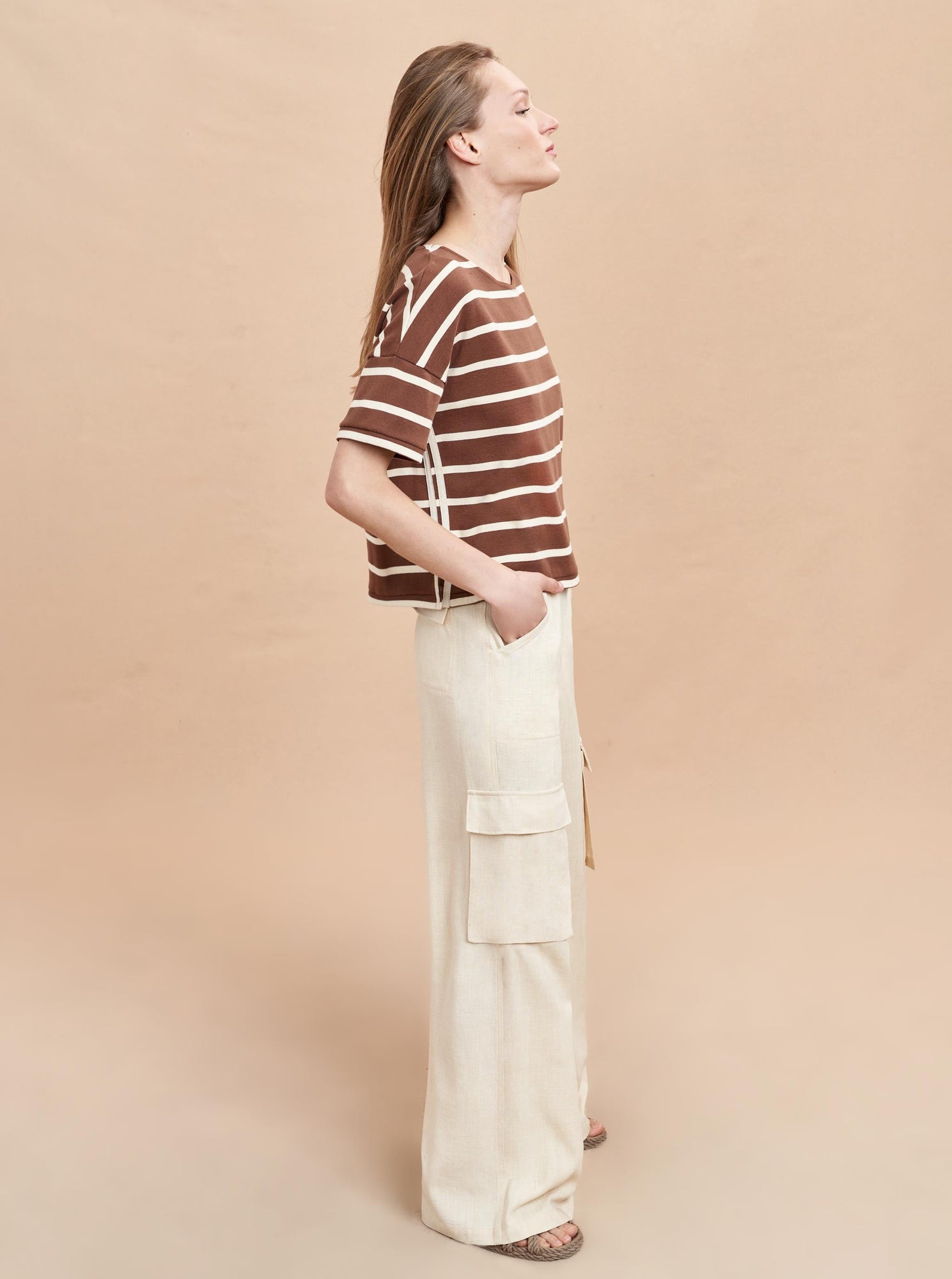 Alba Pant | Ecru