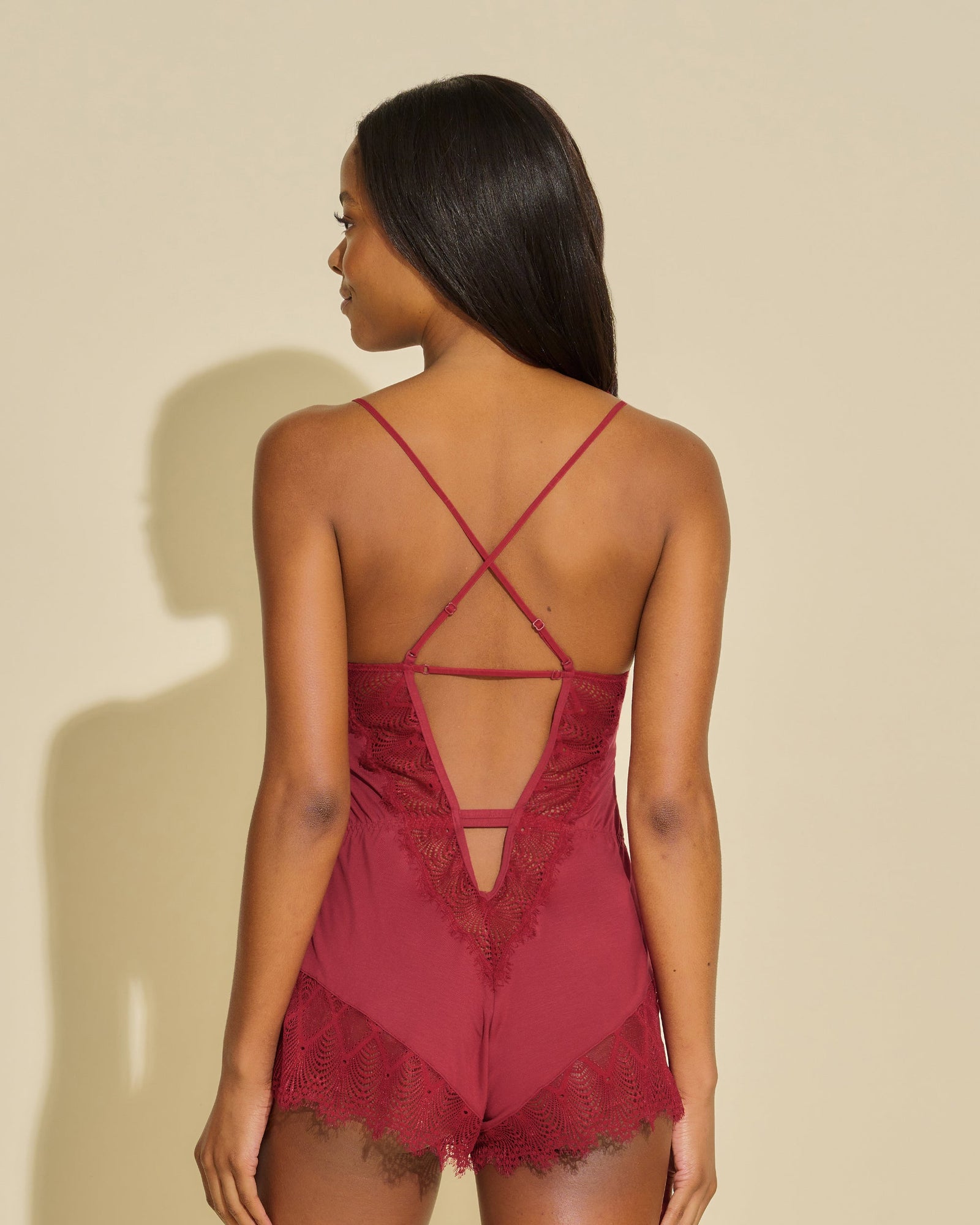 Red Teddy - Allure Sleep Romper